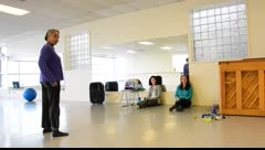 Video of Gesel Mason and Bebe Miller in Rehearsal 2018