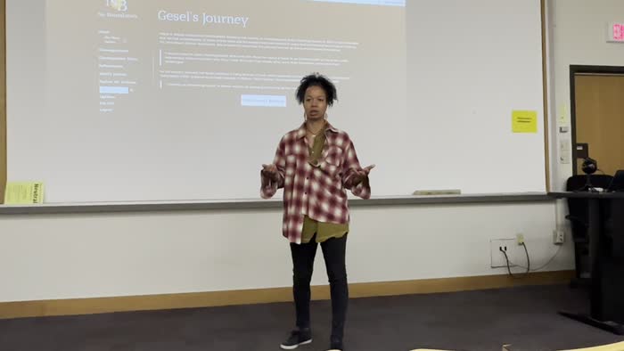 Gesel performing Saturday's Child excerpt at ACDA